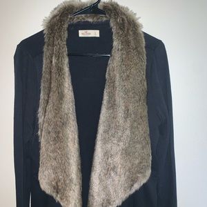 Hollister fur cover up